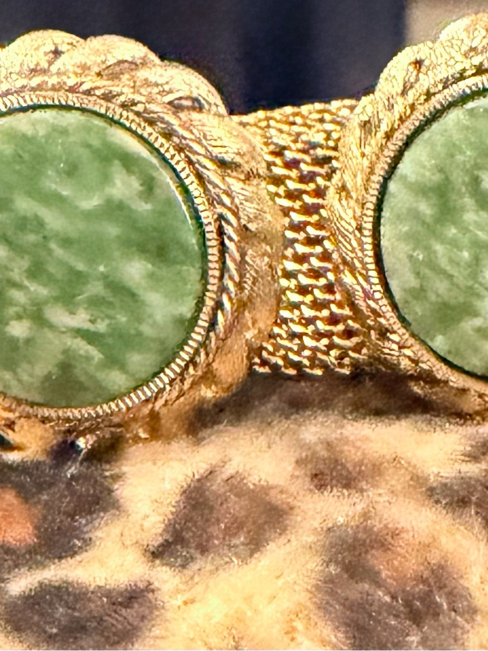 Authentic Stone Cufflinks